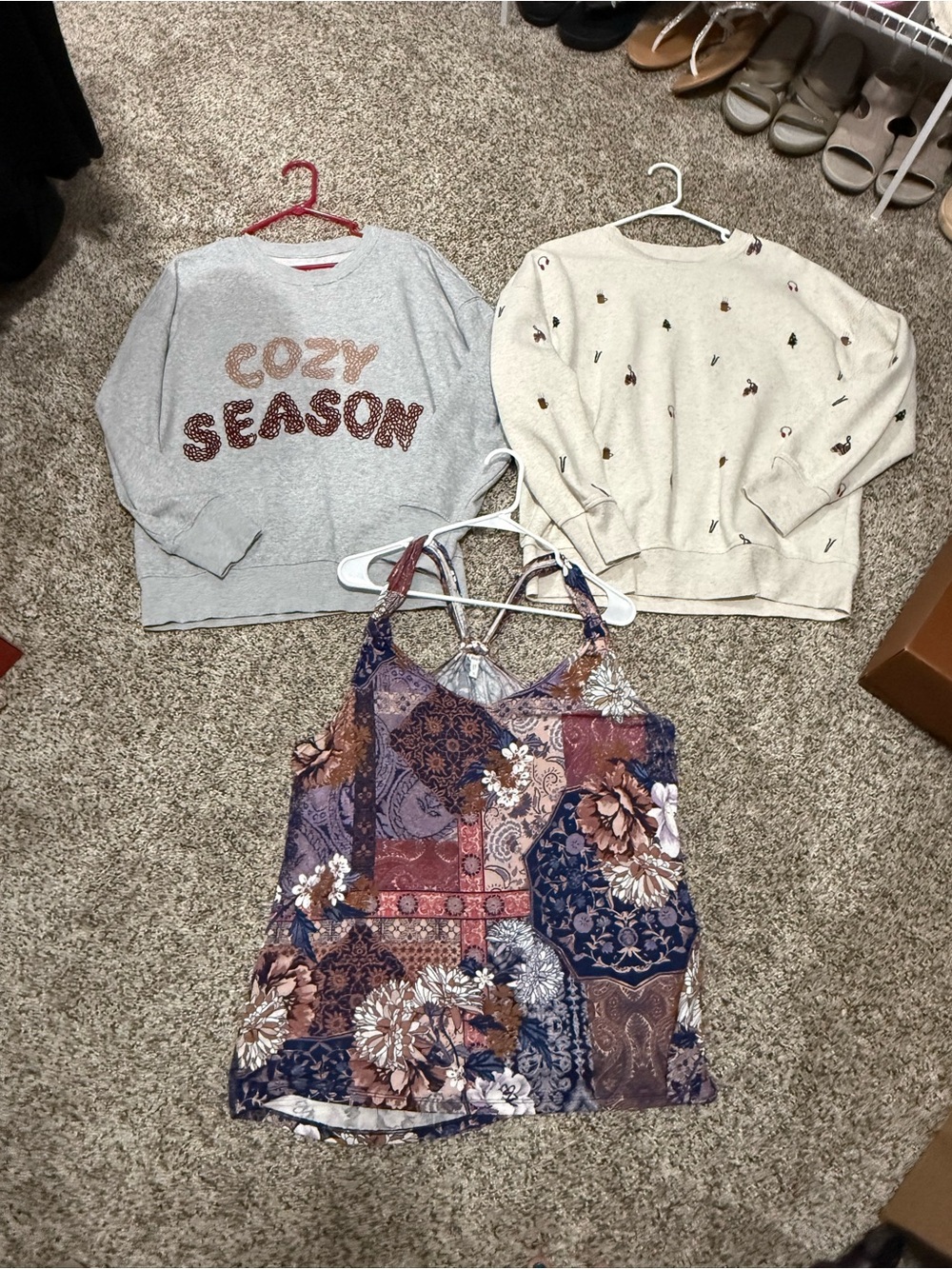 Maurice’s bundle of 3 NWOT sweatshirts and tank price is for everything shown